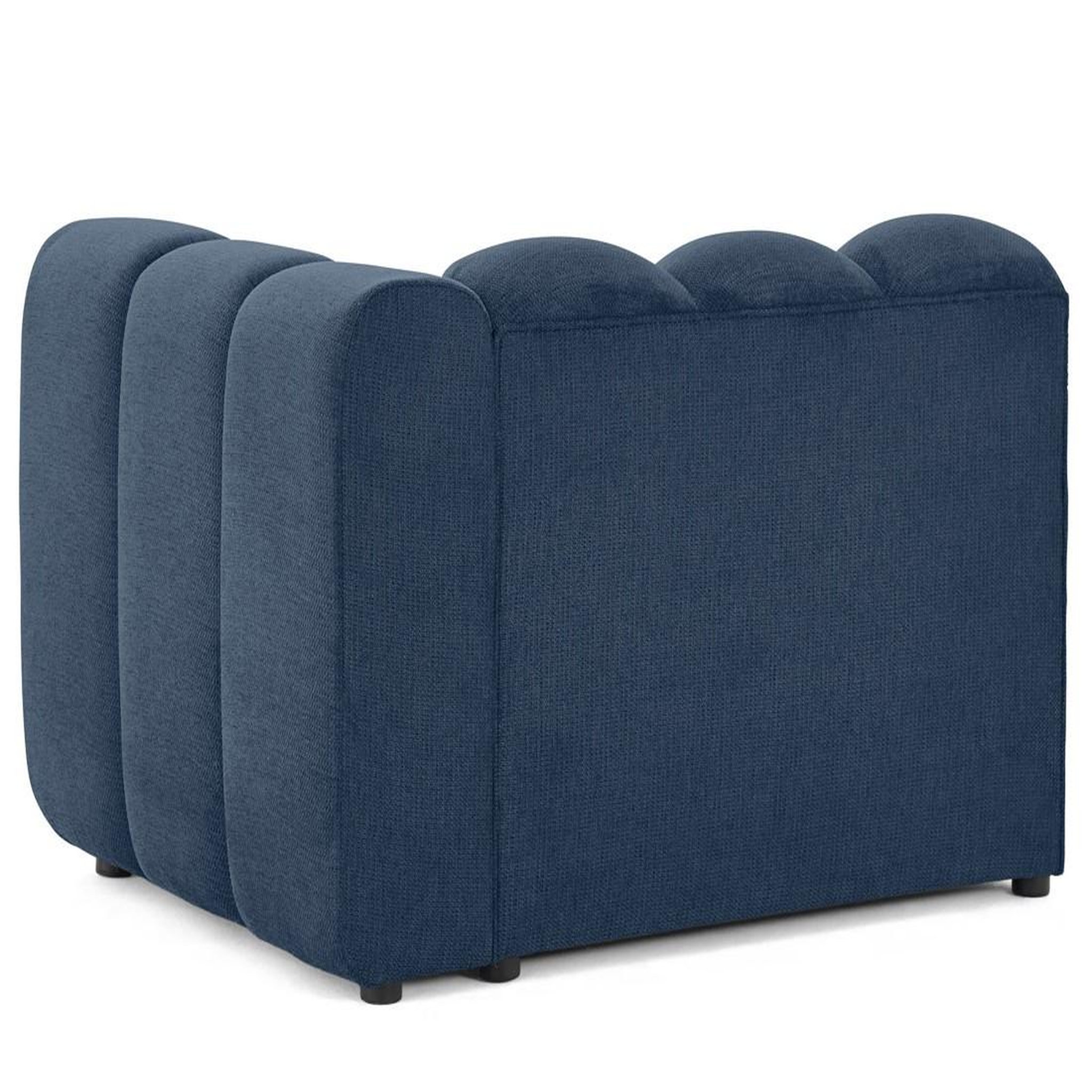 Voir la diapositive 5 : LISA DESIGN Debbie - module d'assise droit en tissu texturé