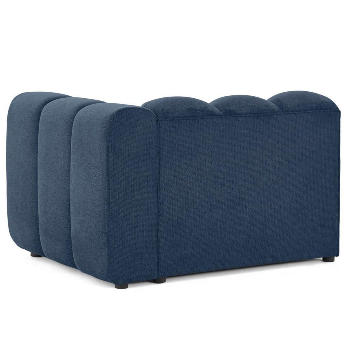 LISA DESIGN Debbie - module d'assise droit en tissu texturé