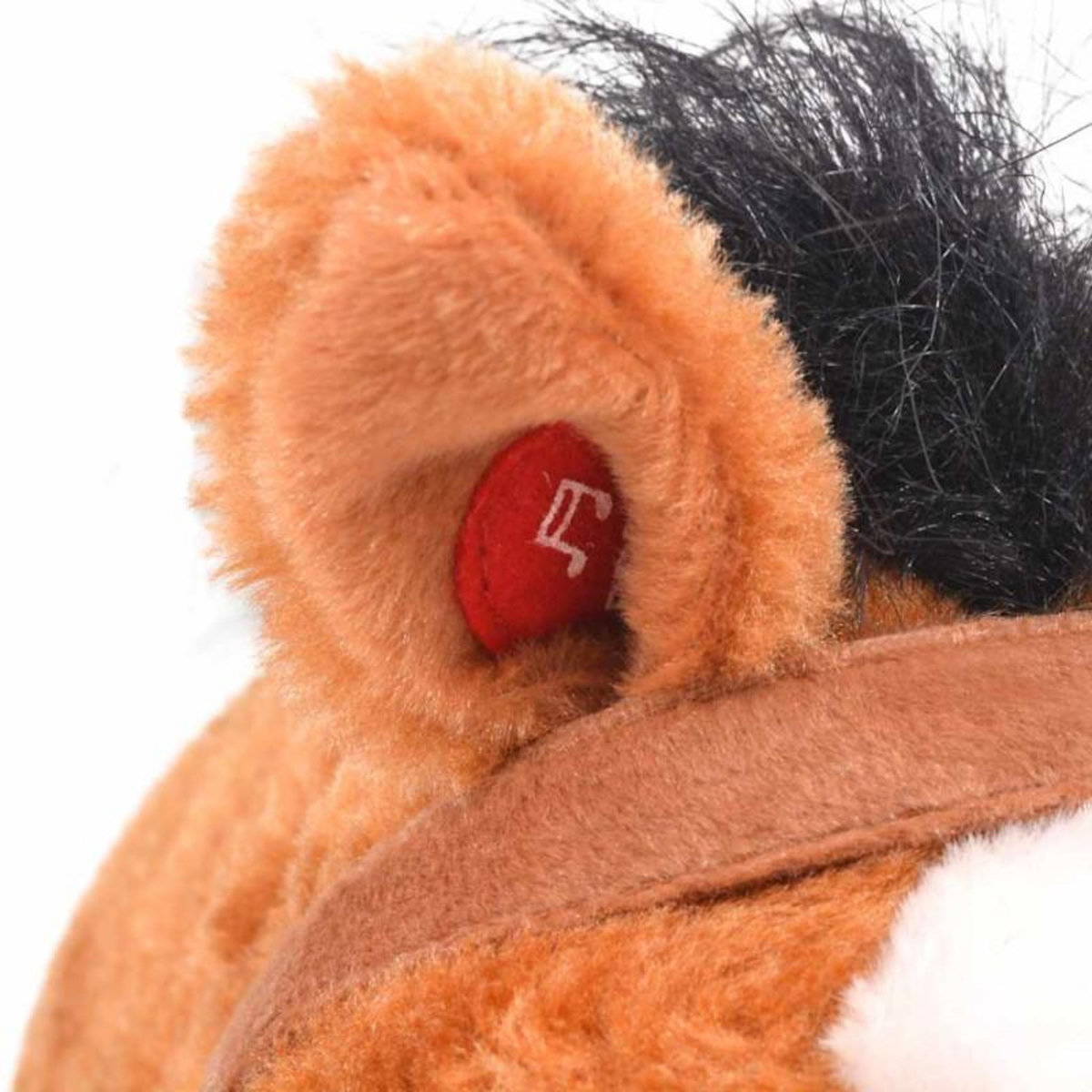 VIDAXL Jouet en peluche Cheval Marron