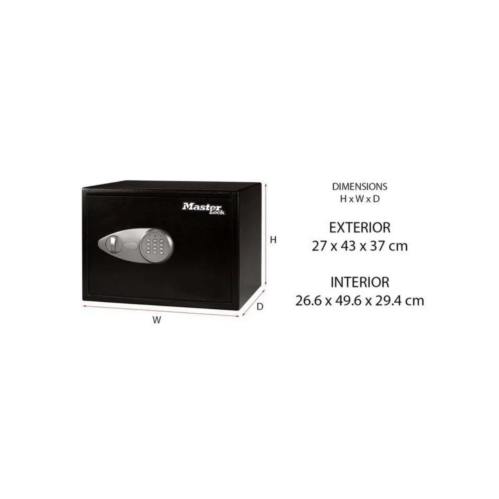 Voir la diapositive 3 : Master lock Coffre fort à combinaison - 599333