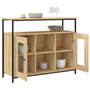 Voir la diapositive 4 : VIDAXL Buffet chene sonoma 100x35x80 cm bois d'ingenierie