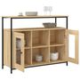 Voir la diapositive 4 : VIDAXL Buffet chene sonoma 100x35x80 cm bois d'ingenierie