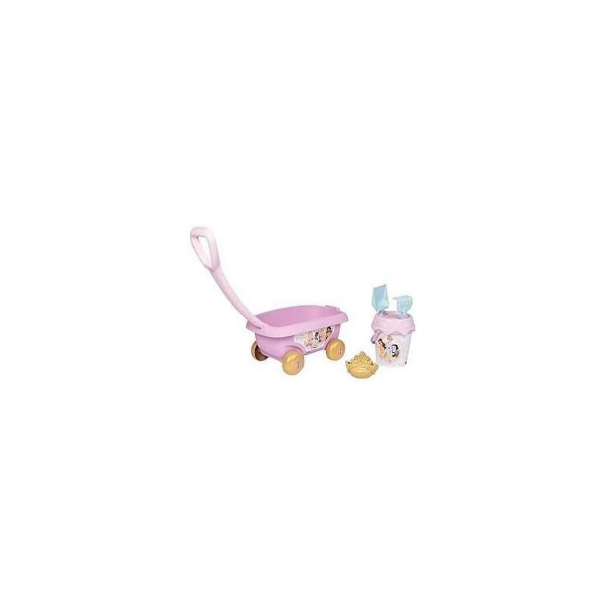 SMOBY Smoby - Disney Princesses - Chariot de plage avec seau +accessoires -