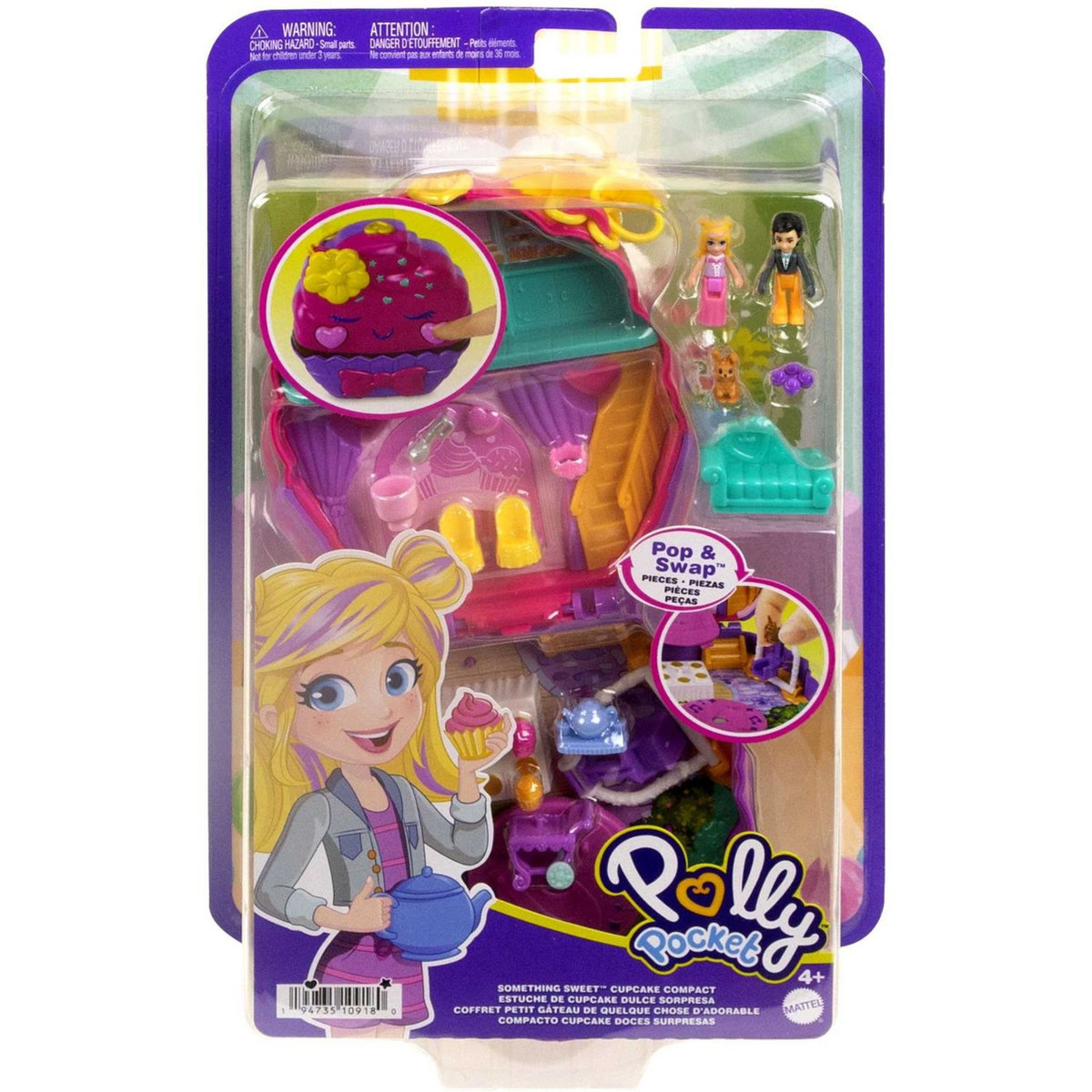 POLLY POCKET Coffret mini figurine CupCake Polly Pocket