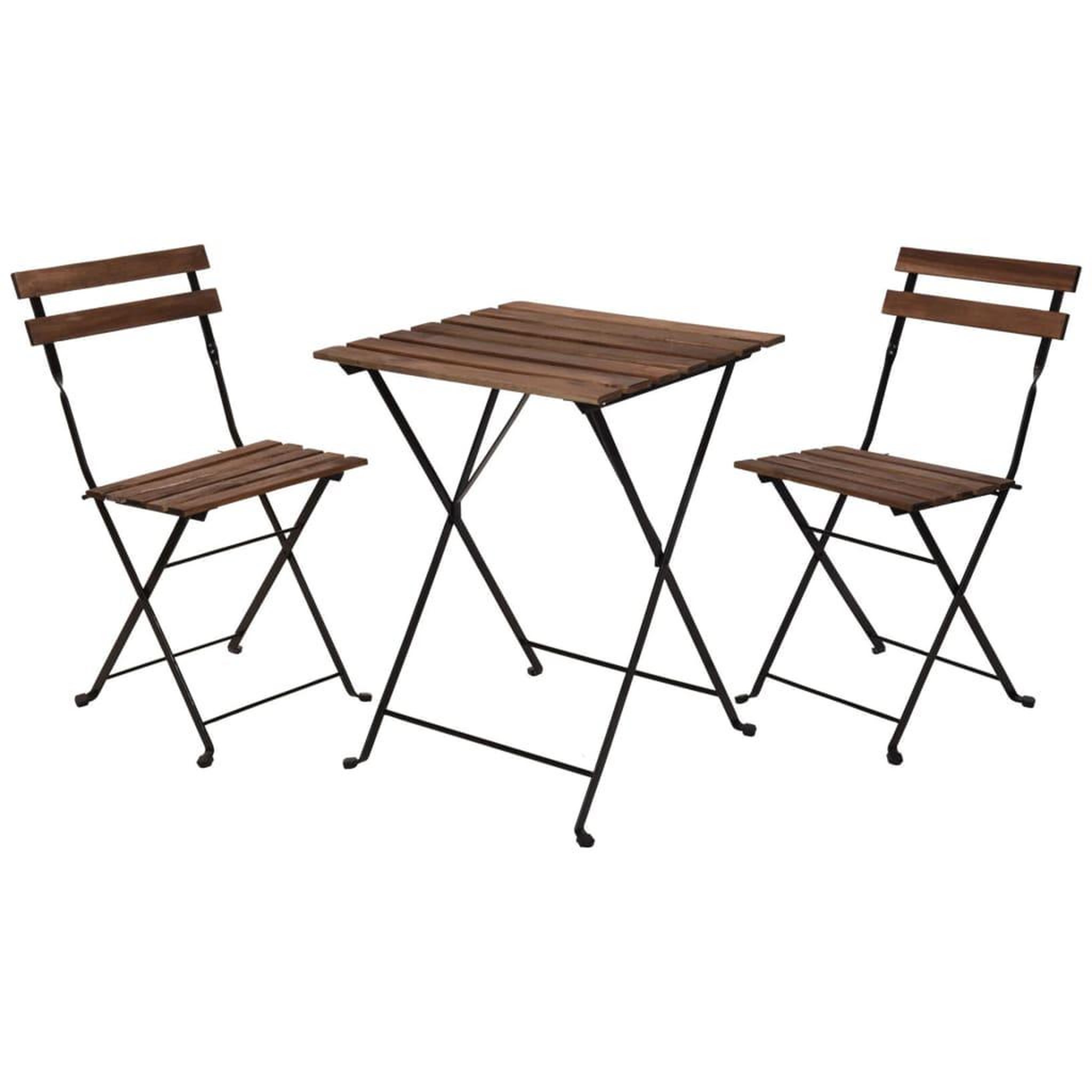 Voir la diapositive 1 : ProGarden ProGarden Ensemble de bistro 3 pcs Noir