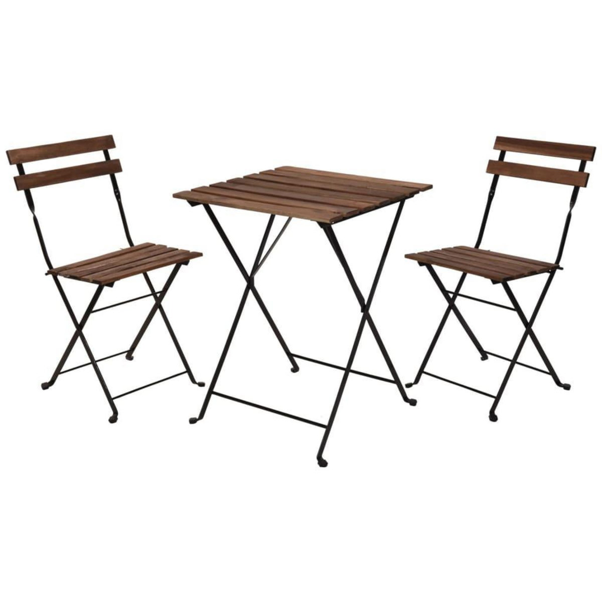 ProGarden ProGarden Ensemble de bistro 3 pcs Noir