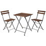 Voir la diapositive 1 : ProGarden ProGarden Ensemble de bistro 3 pcs Noir