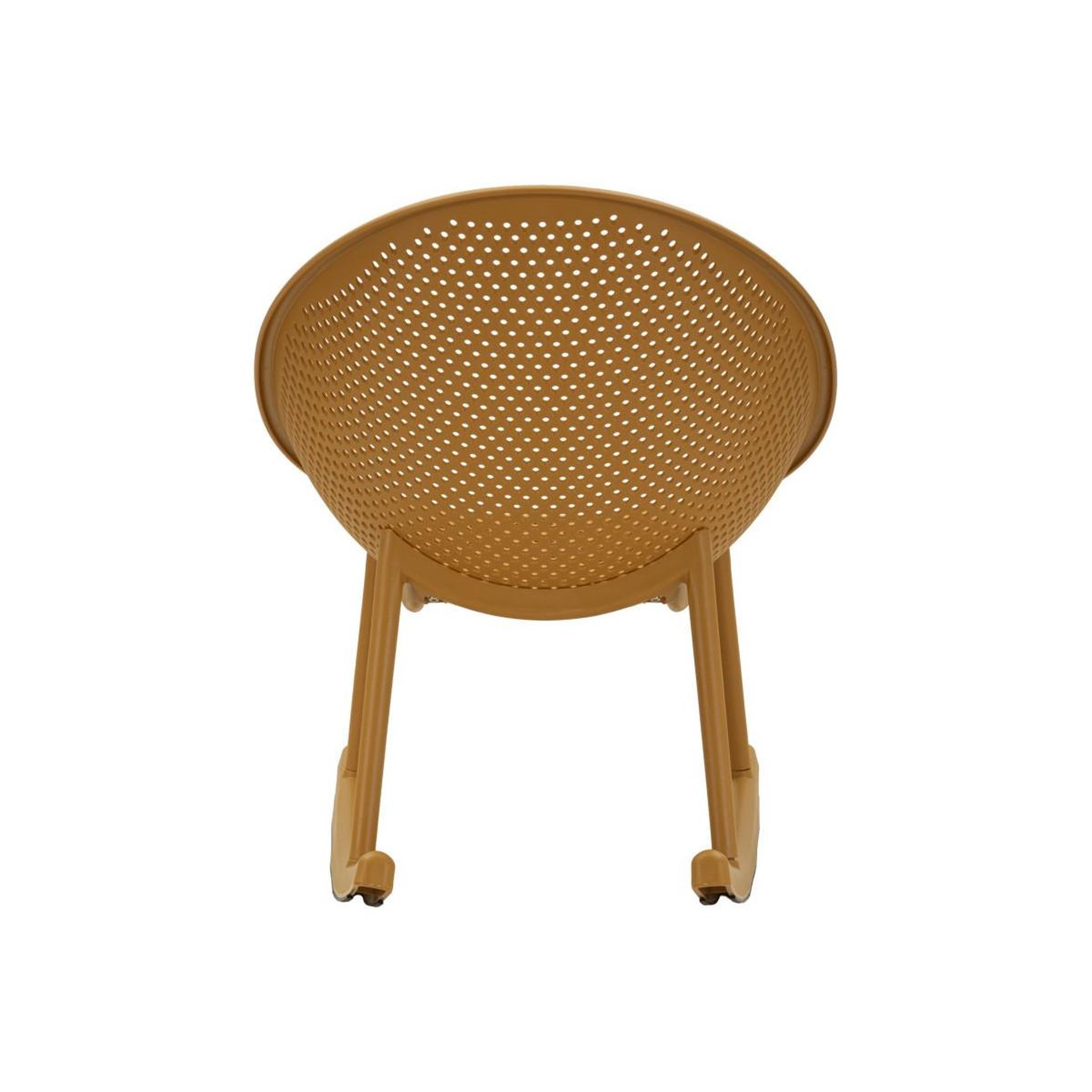 Voir la diapositive 6 : Paris Prix Fauteuil à Bascule  Ibiza  88cm Moutarde