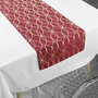 Voir la diapositive 1 : Paris Prix Nappe & Chemin de Table  Elipsa  140x250cm Blanc & Rouge