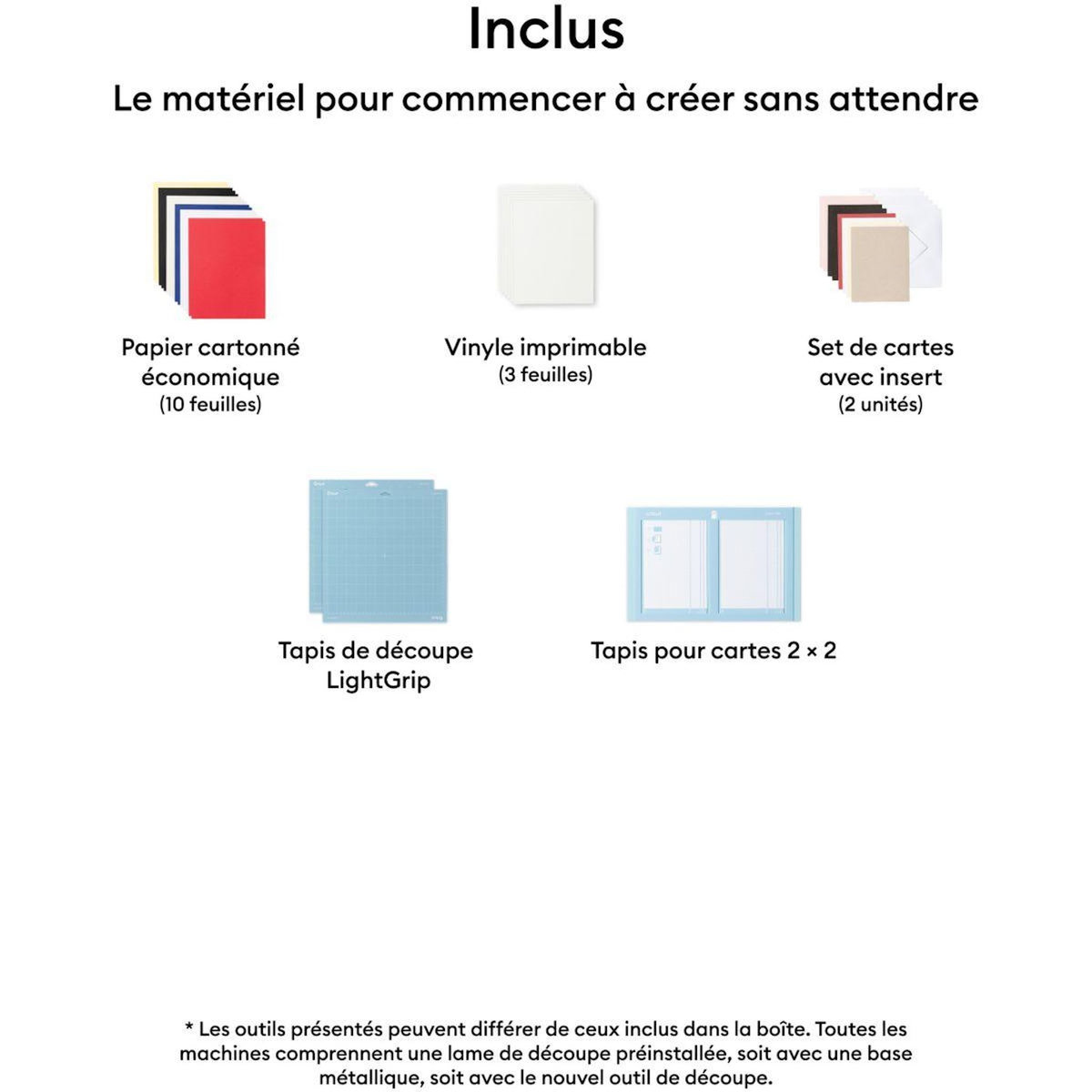 CRICUT Machine de découpe Pack Explore 5 Crème