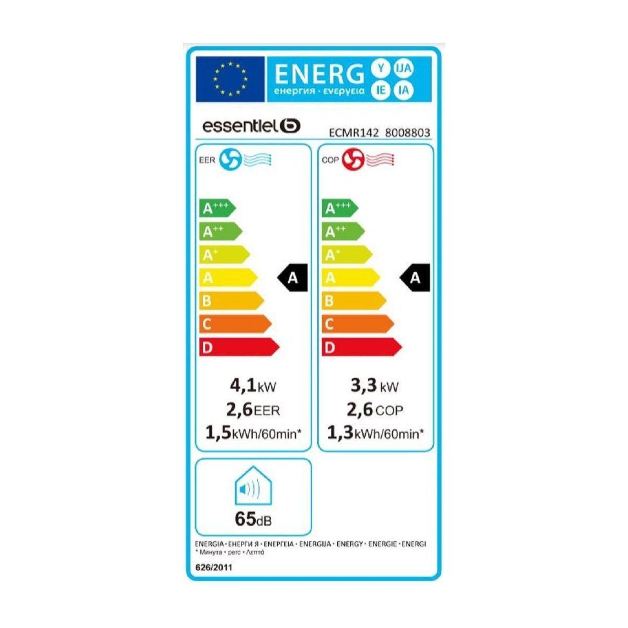 Voir la diapositive 6 : ESSENTIEL B Climatiseur réversible ECMR142