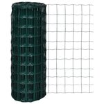 VIDAXL Cloture euro Acier 10 x 1,0 m Vert