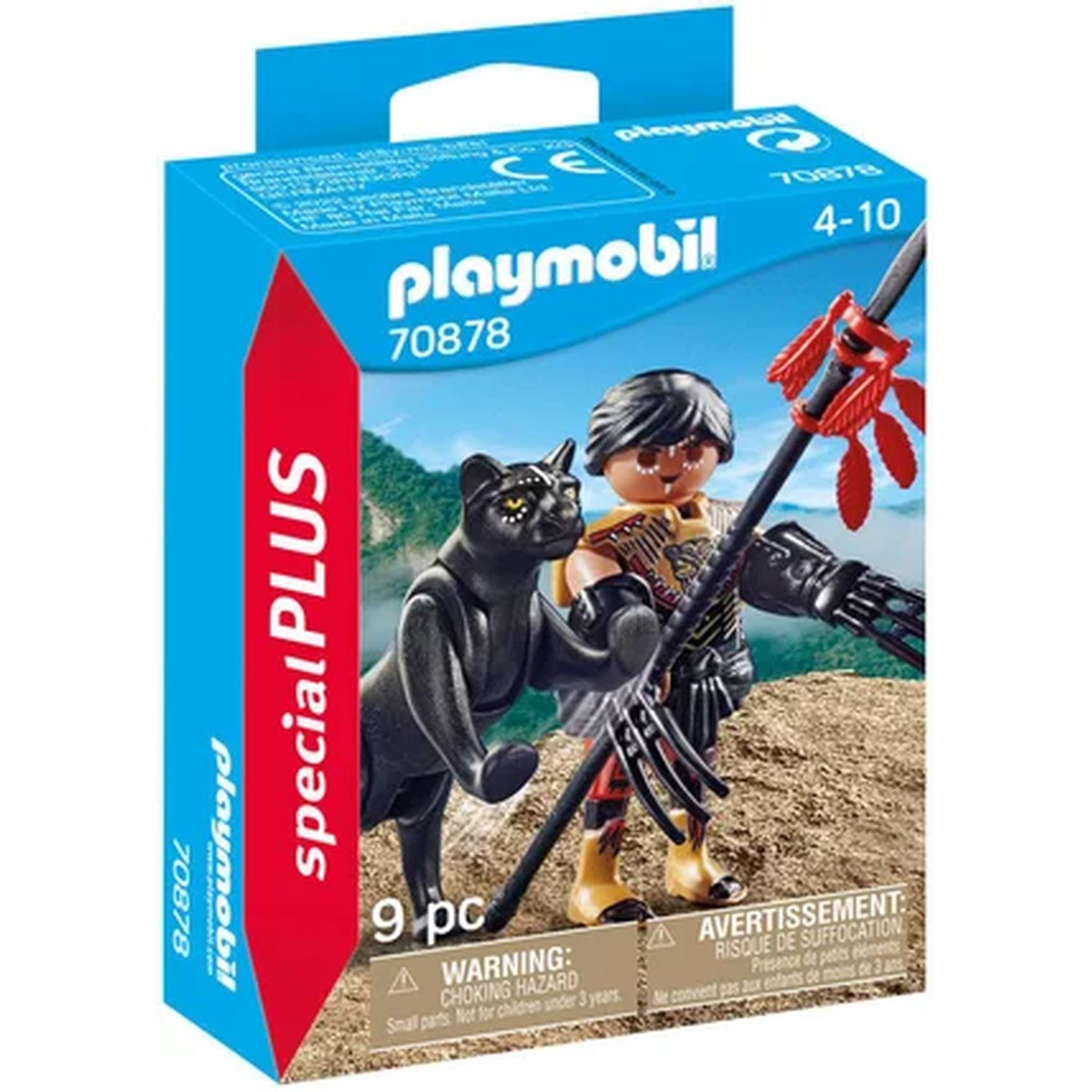 Voir la diapositive 1 : PLAYMOBIL 70878 - Combattant avec panthère