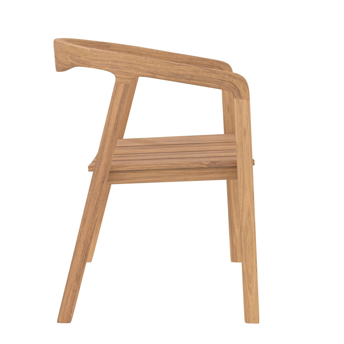 Rendez vous déco Table et chaises de jardin 8 personnes en teck massif-Kora