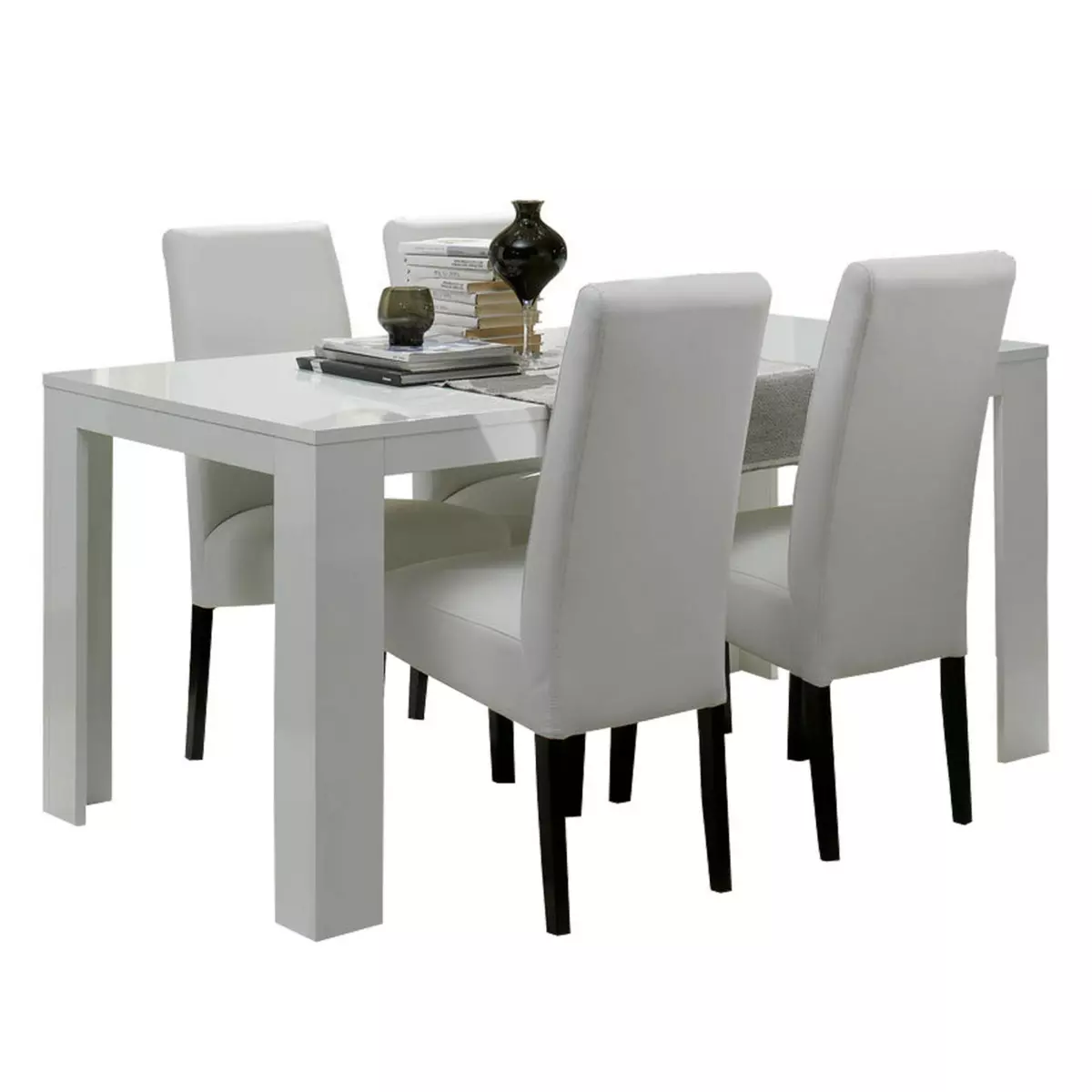 Table L.160 cm. PISA + 4 chaises.