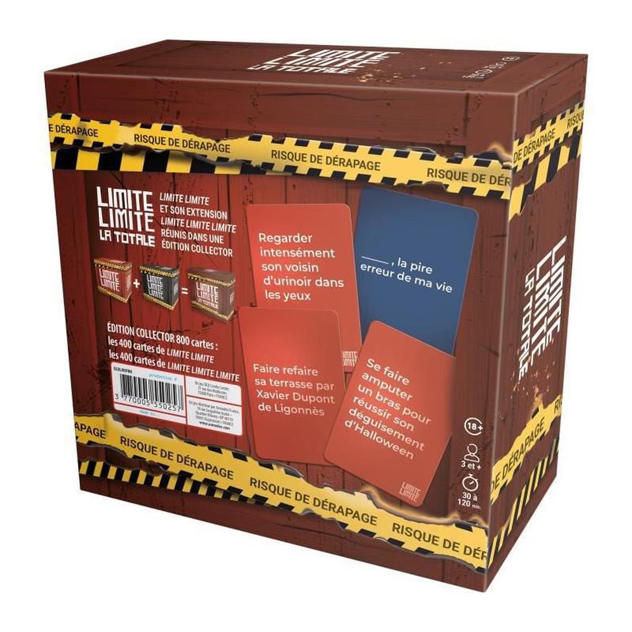Voir la diapositive 2 : Asmodee Jeu d'ambiance Asmodee Limite Limite La Totale