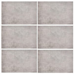 ATMOSPHERA Lot de 6 sets de table effet béton AUTHENTIQUE - 45 x 30 cm