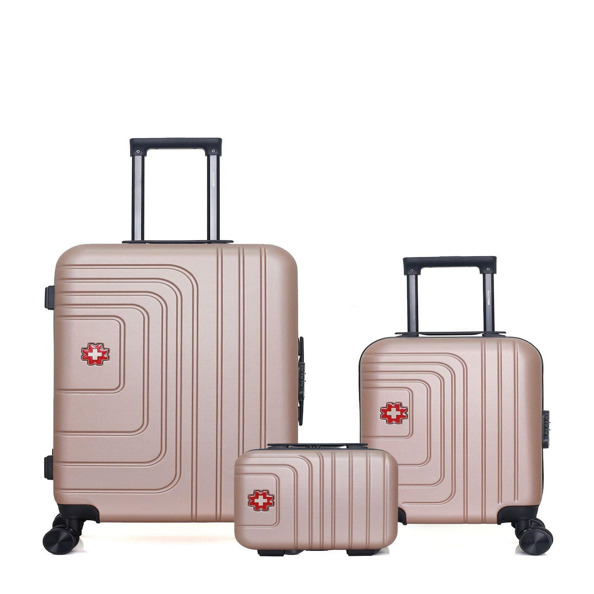 SWISS KOPPER SWISS KOPPER - LOT DE 3 - Valises weekend, cabine XXS et vanity RUTI