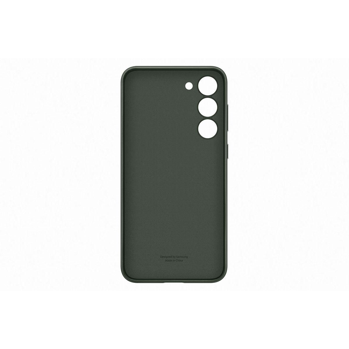 Samsung Coque S23+ cuir Vert