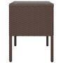Voir la diapositive 4 : VIDAXL Table d'appoint marron 53x37x48 cm poly rotin et verre trempe