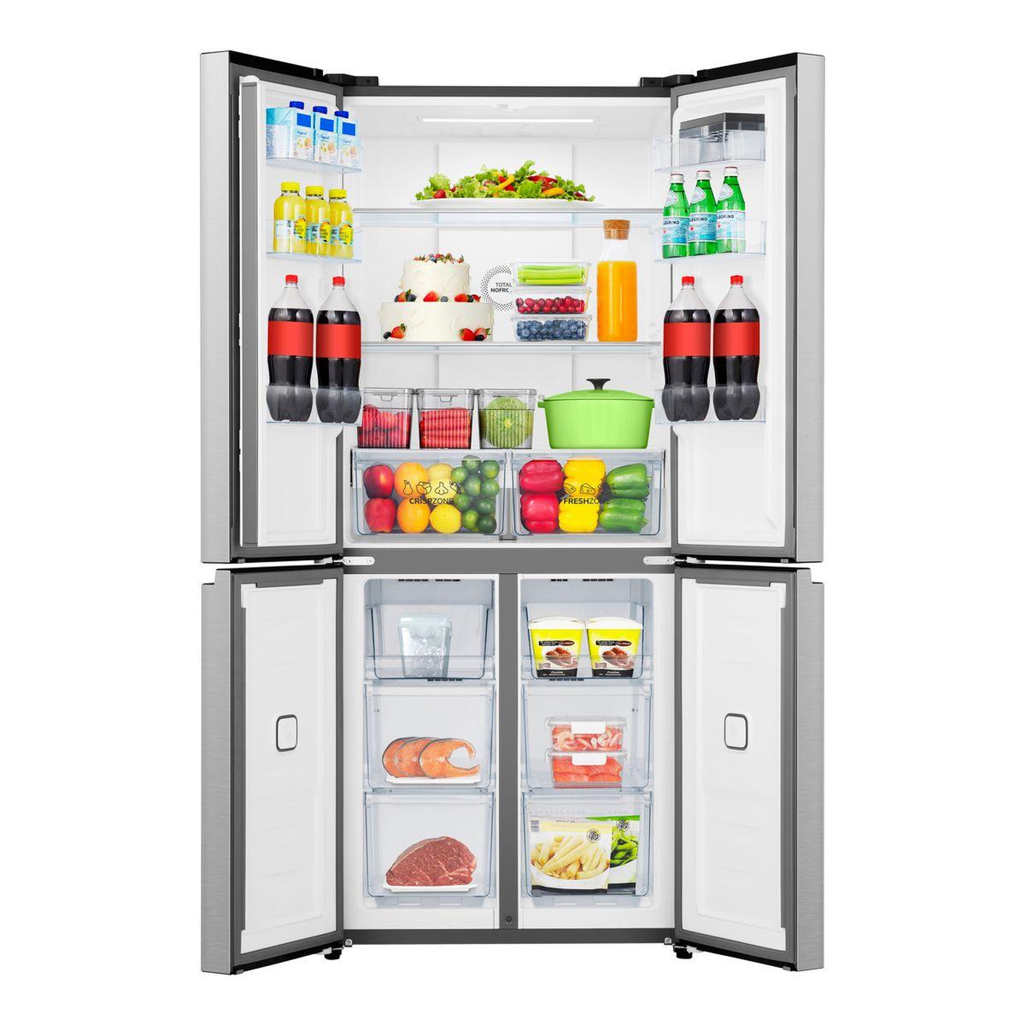 Voir la diapositive 3 : GORENJE Réfrigérateur multi portes nrm819d61x