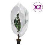 VIDAXL Housses de protection pour plantes avec fermeture eclair 2 pcs