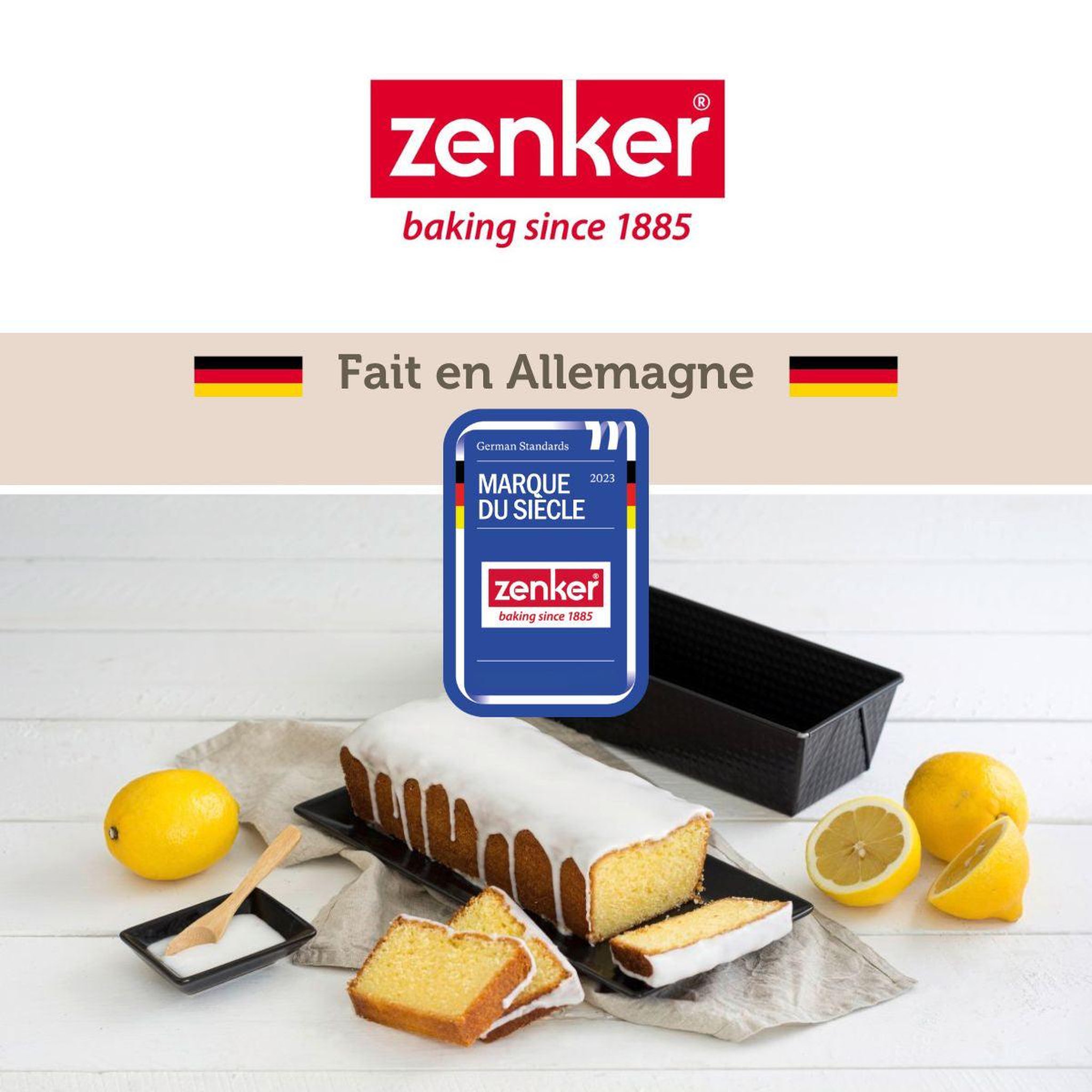 Voir la diapositive 6 : ZENKER Set de 4 ustensiles de pâtisserie moule à gâteaux bols et spatule perfectback+ perfectback+ zenker perfectback+