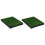 Voir la diapositive 2 : VIDAXL Tapis pour animaux 2 pcs avec plateau et gazon artificiel Vert