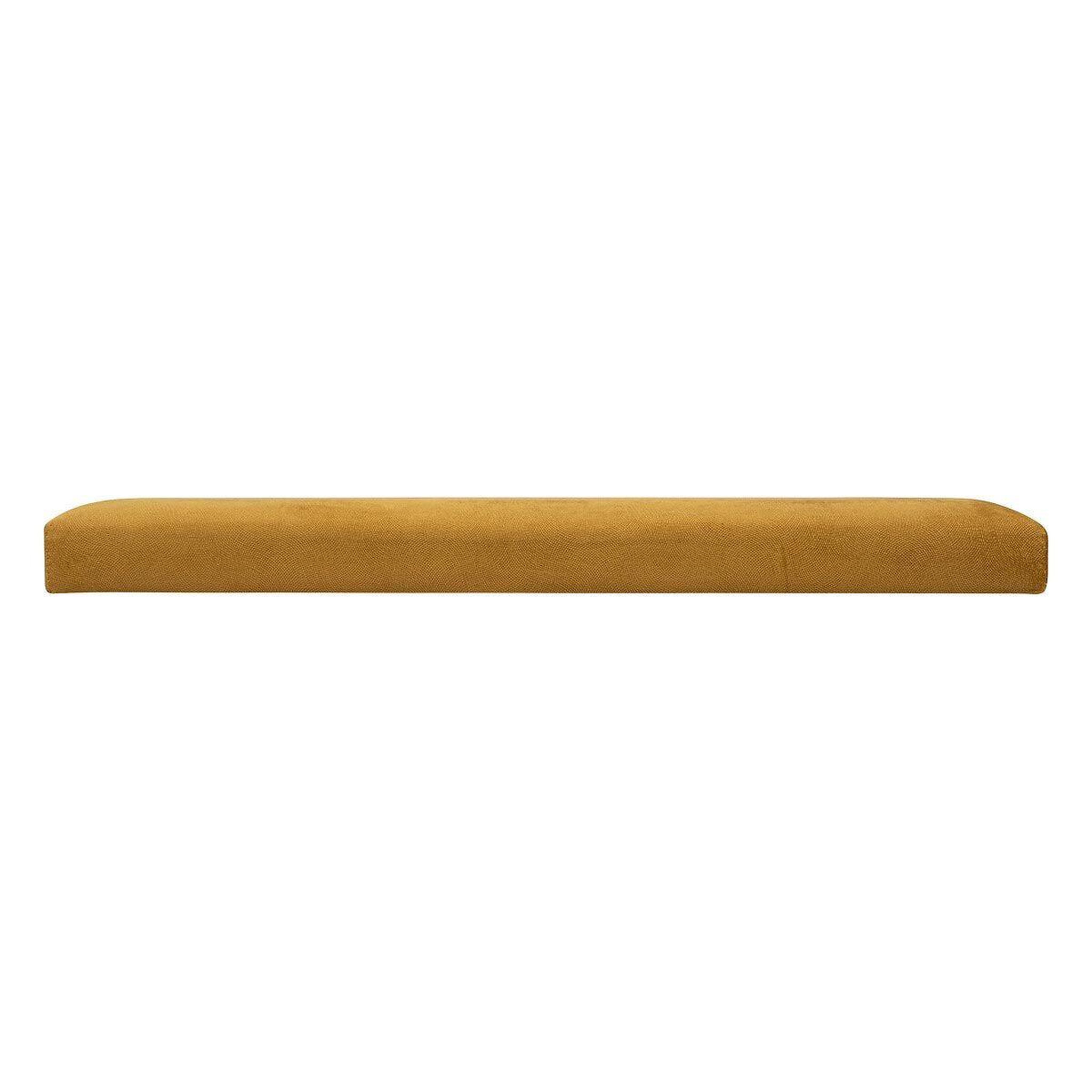 Voir la diapositive 3 : ATMOSPHERA Banquette coffre pliable en velours  lilou  76cm ocre