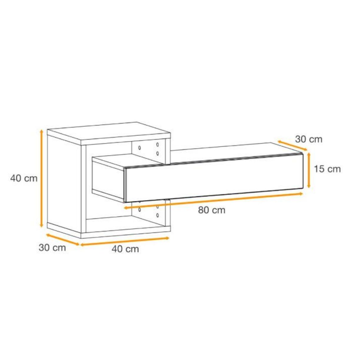 Paris Prix Ensemble Meubles de Dressing  Easy  160cm Noir