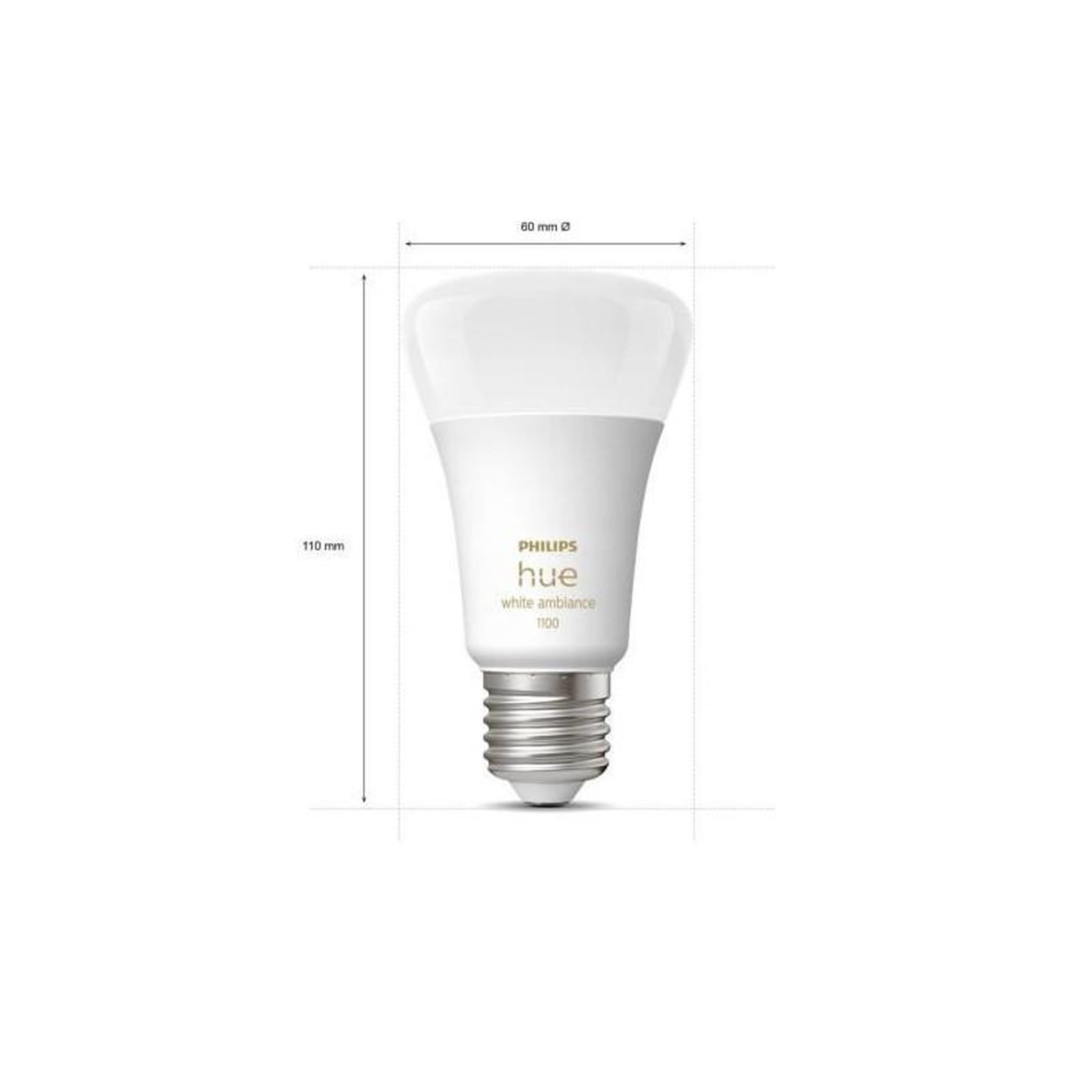 Voir la diapositive 6 : PHILIPS HUE White Ambiance 10.5W A60 E27 2set sw EU PMO