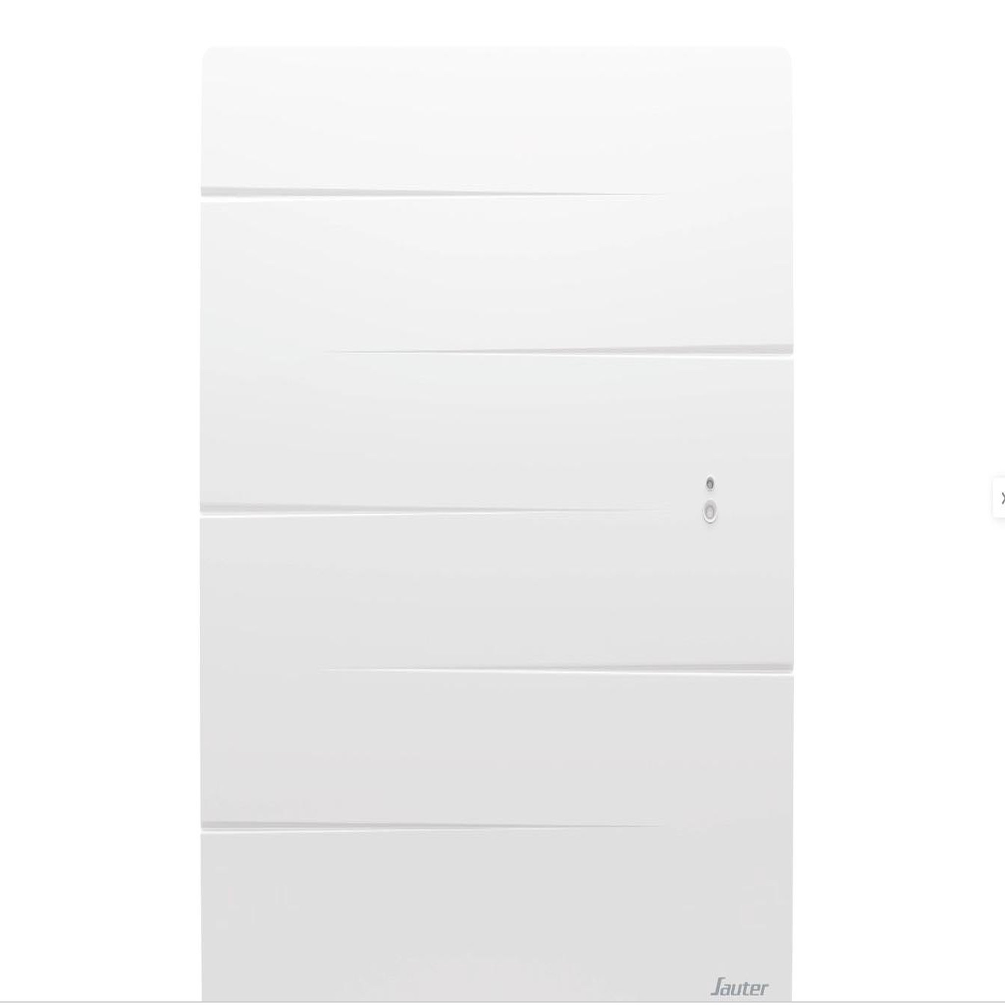 Sauter Radiateur électrique à inertie  MALAO AUTO horizontal blanc 1000W - connecté