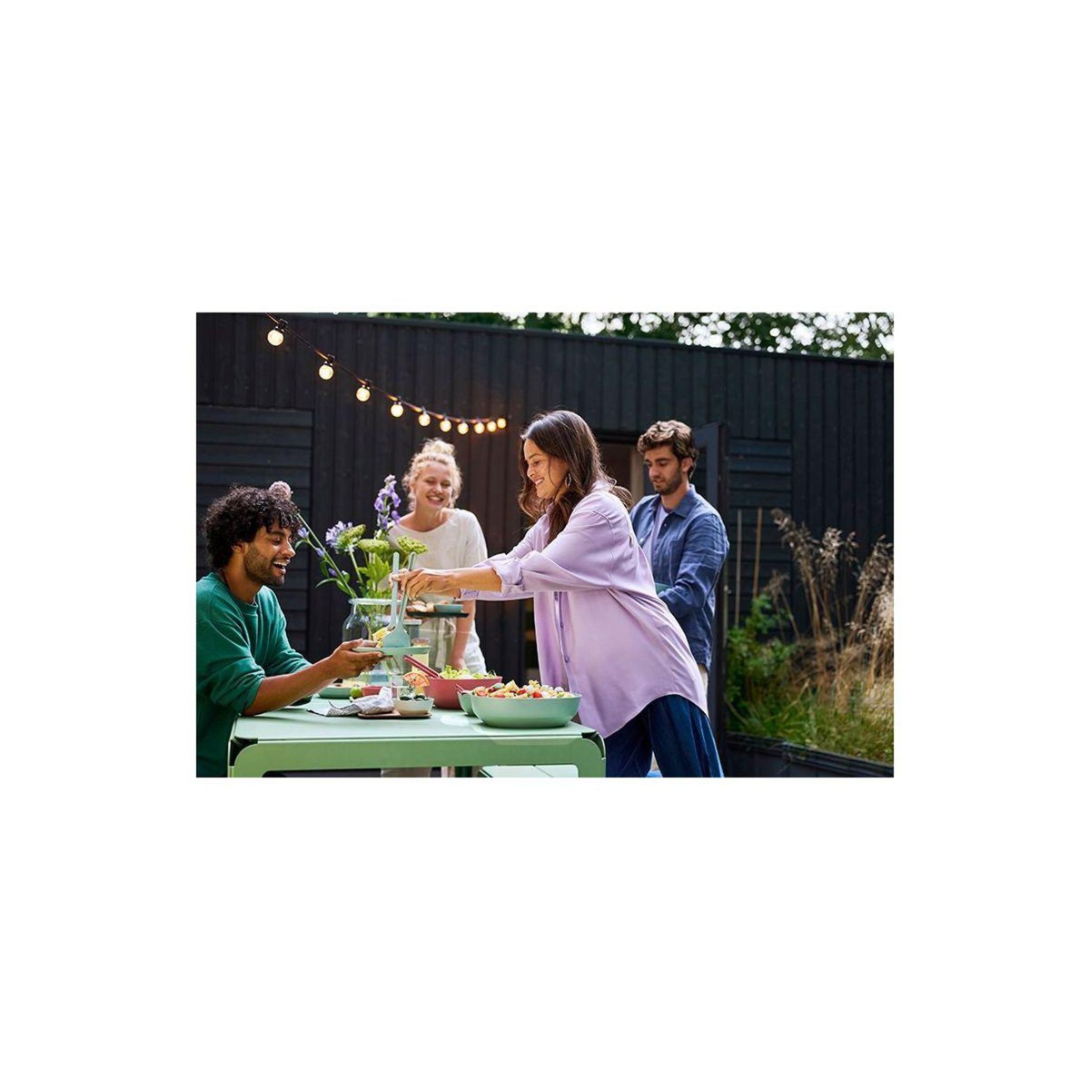 MEPAL Couverts à salade silueta 2 pcs nordic sage