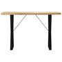 Voir la diapositive 2 : VIDAXL Table a manger 120x60x76 cm Bois de manguier massif