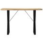Voir la diapositive 2 : VIDAXL Table a manger 120x60x76 cm Bois de manguier massif