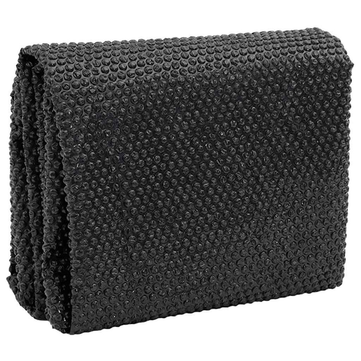 VIDAXL Film solaire de piscine flottant PE 488 cm Noir et bleu