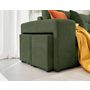 Voir la diapositive 4 : BEST MOBILIER California - canapé d'angle réversible 4 places - convertible avec coffre, étagère et poufs - en velours texturé
