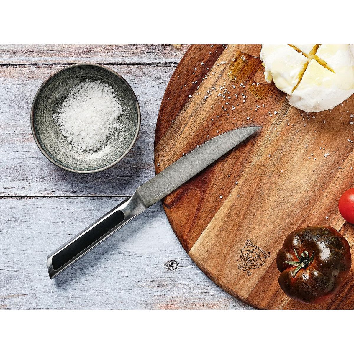 BJORN Planche à découper en bois d'acacia ELIN - Ø31cm