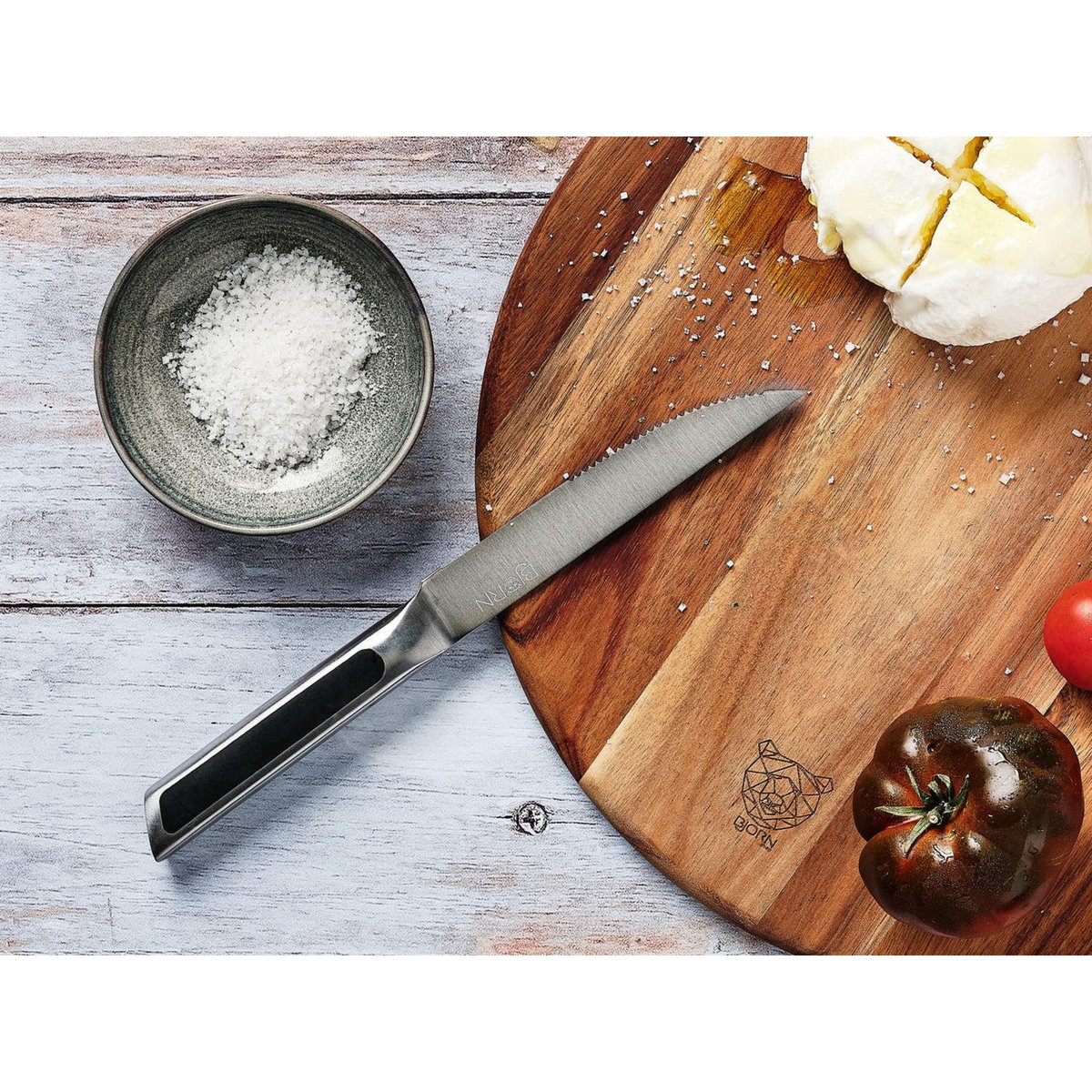 BJORN Planche à découper en bois d'acacia ELIN - Ø31cm