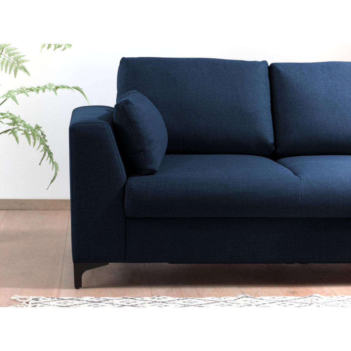 LISA DESIGN Tala - canapé d'angle droit - convertible - 5 places - en tissu