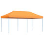 Voir la diapositive 5 : VIDAXL Tente de reception pliable escamotable orange 580x292x315 cm