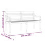 Voir la diapositive 6 : VIDAXL Banc Batavia avec coussin gris 150 cm Bois de teck massif