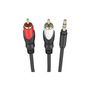 Voir la diapositive 2 : ESSENTIEL B Câble Jack/RCA J/RCA - 3m - ecp