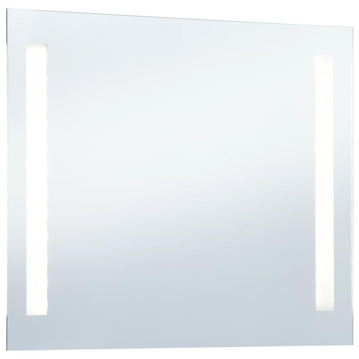 VIDAXL Miroir mural a LED pour salle de bains 100x60 cm