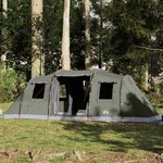 VIDAXL Tente familiale tunnel 6 personnes vert olive impermeable