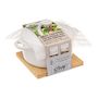 Voir la diapositive 3 : FIVE Cocotte & Soucoupe  Bambou  13cm Blanc