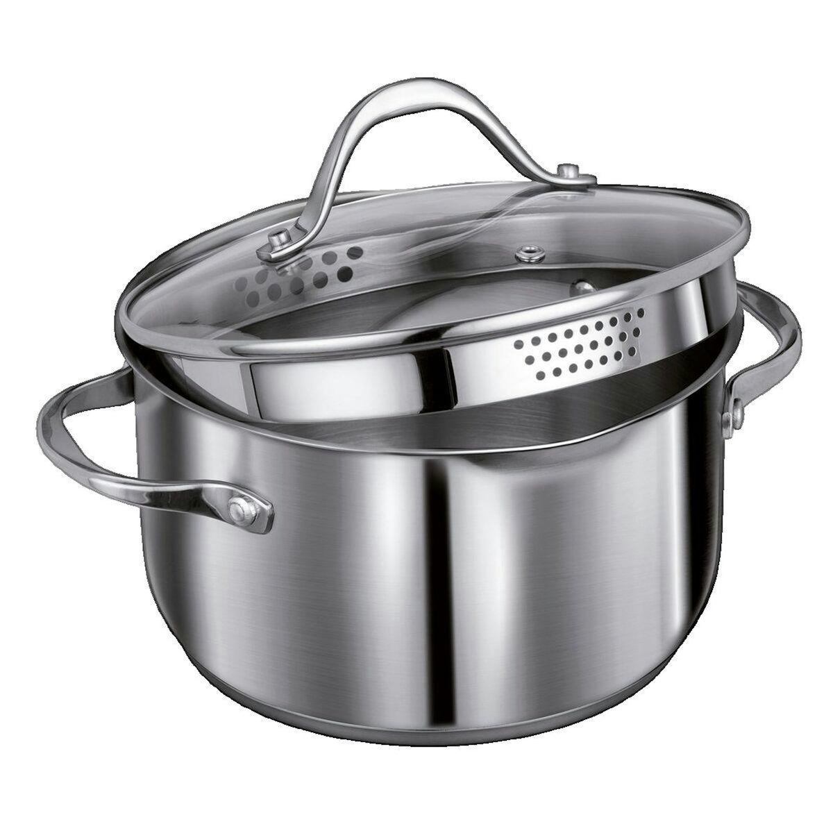 SMILEGUARD Batterie de cuisine Smile en acier inoxydable