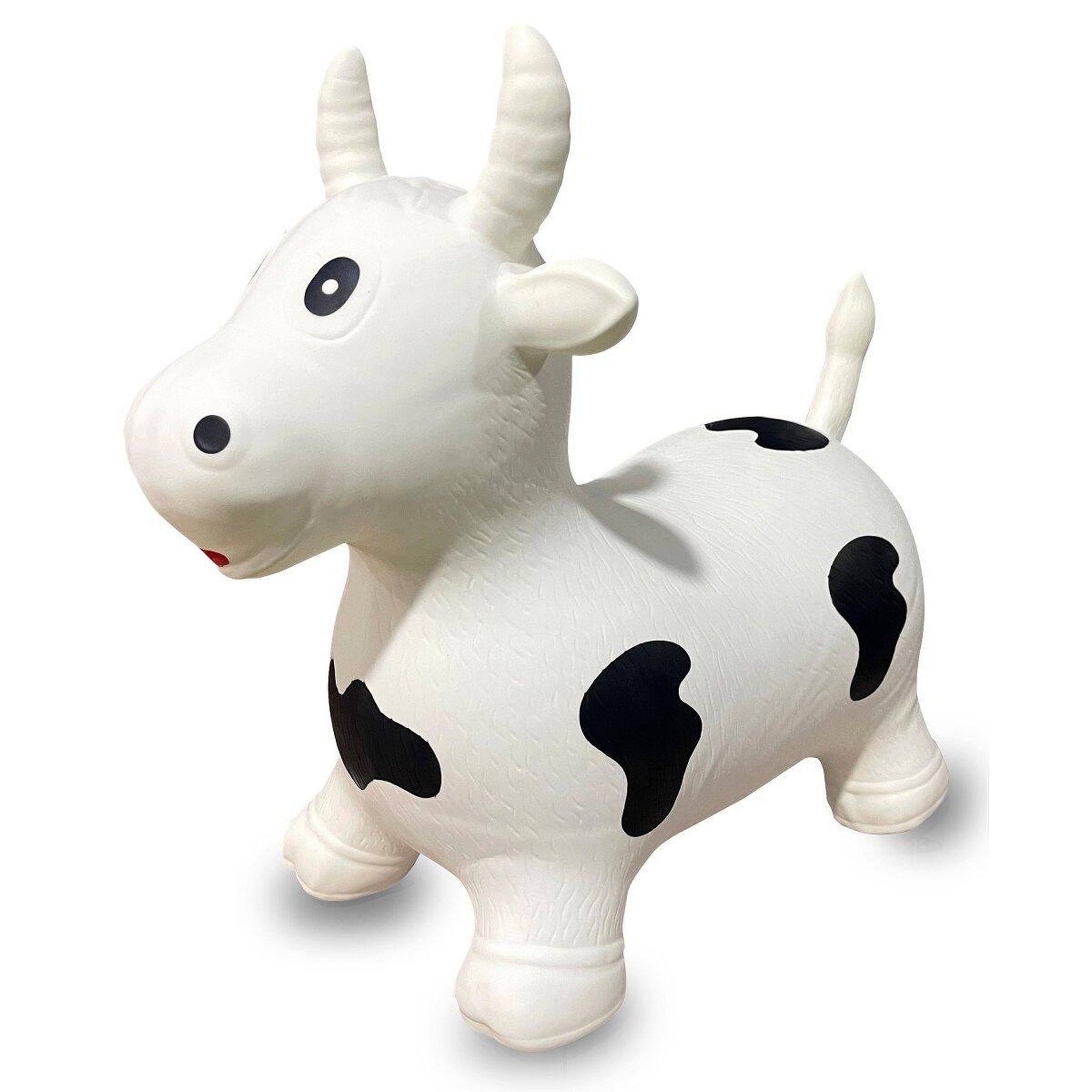 Jamara Animal rebondissante vache hoppydoo blanc/noir avec pompe