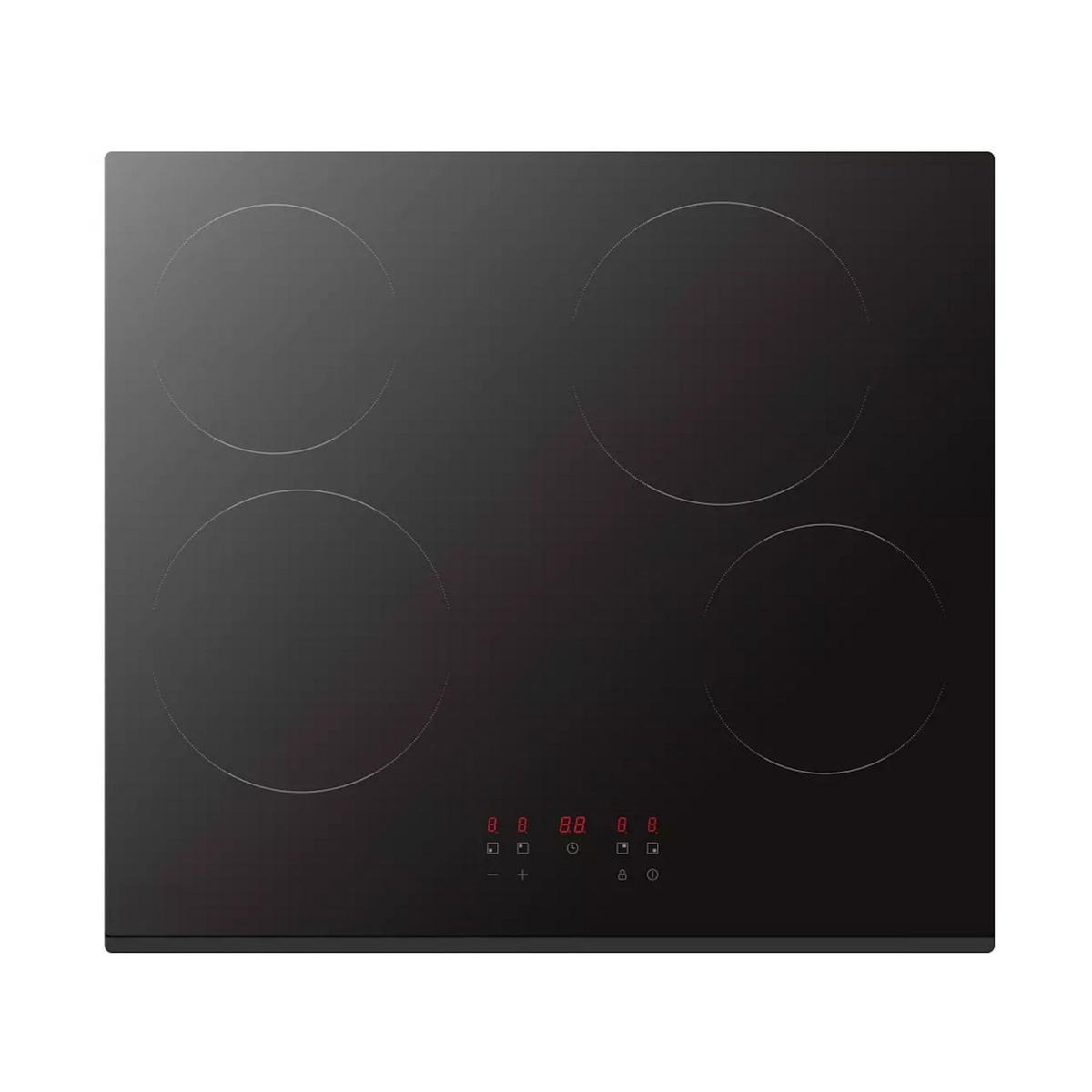 PURELECT Table de cuisson induction 59cm 4 feux 6600w - HPBH05