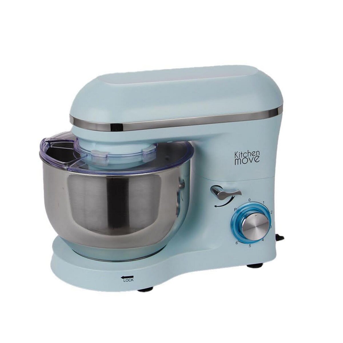Kitchen move Robot pâtissier multifonctions 5.5l 1500w bleu - bat-1519 blue